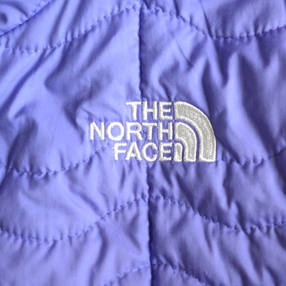 North Face Quilted Puffer Jacket Purple Size Medium - Picture 3 of 6